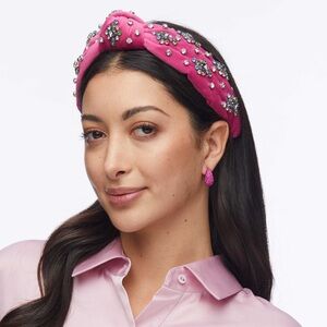 Lele Sadoughi Knotted Twinkle Crystal Headband